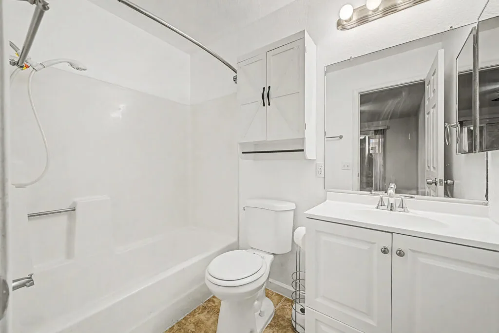 Updated bathroom at 408 W Pontiac Dr Unit 6 Phoenix AZ