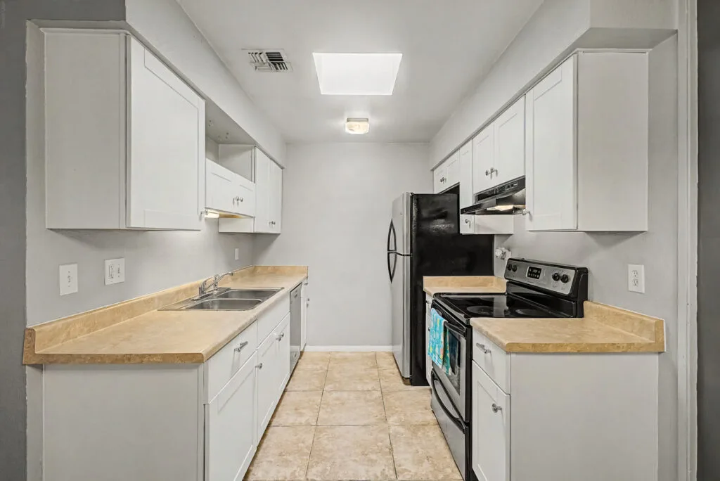 Updated kitchen at 408 W Pontiac Dr Unit 6 Phoenix AZ