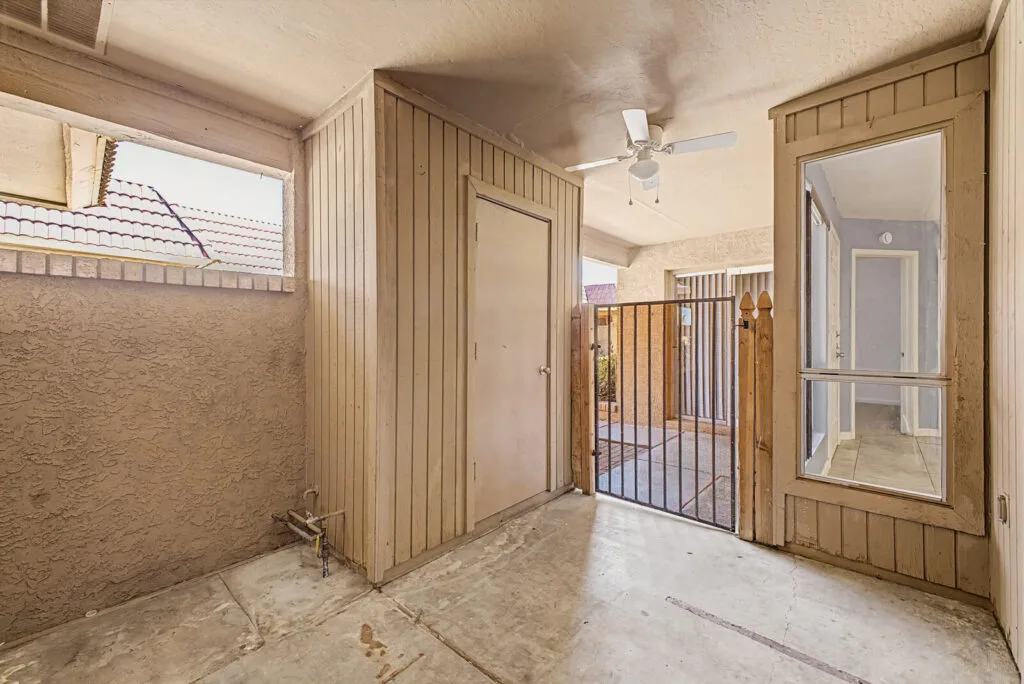 Covered patio at 408 W Pontiac Dr Unit 6 Phoenix AZ