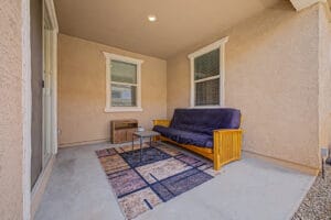 Private courtyard at 9856 E Timpani Ln, Mesa AZ