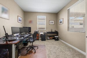 Den/office in a single-level home at 9856 E Timpani Ln, Mesa AZ