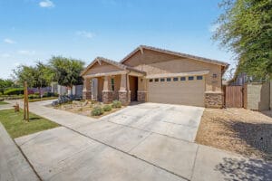 Front exterior of 9856 E Timpani Ln, Mesa AZ 85212