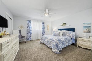 Primary bedroom in a Dreamland Villa home in Mesa