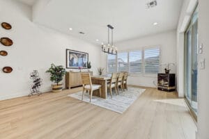 Great room in a fully furnished single-level home in Gilbert, AZ