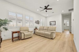 Generational suite living room for guests or long-term visitors